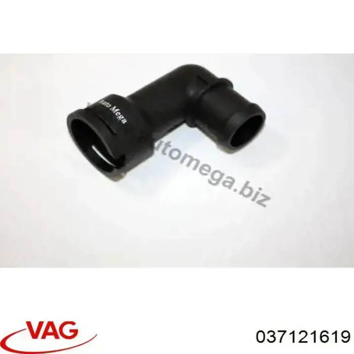 Kołnierz układu chłodzenia (trójnik) VAG 037121619 cena, od 3,53 USD
