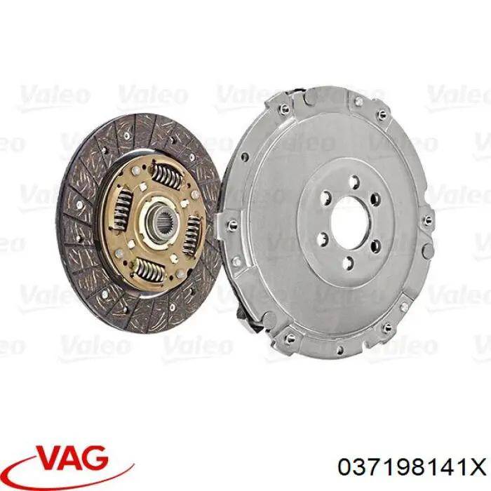 Zestaw sprzęgła (3 części) VAG 037198141X cena, od 99,26 USD