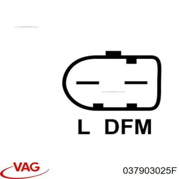 Do koszyka 037903025F VAG Alternator