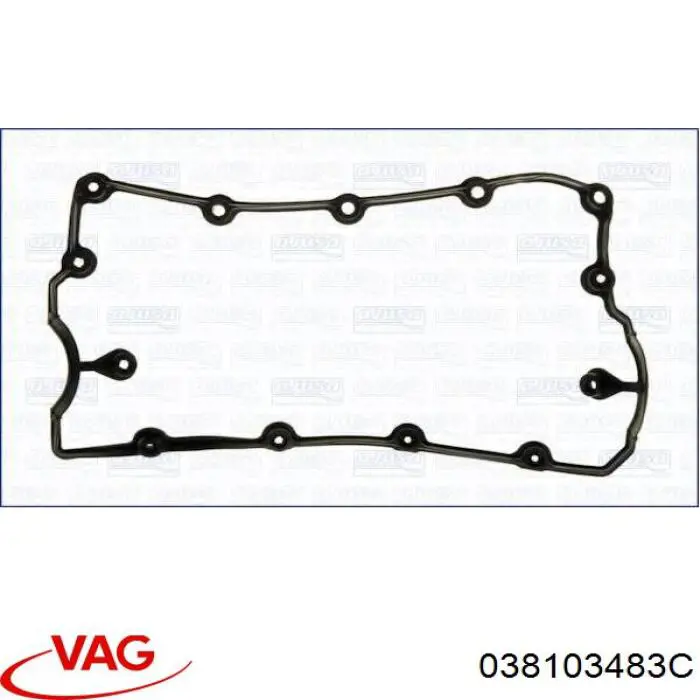 Do koszyka 038103483C VAG Uszczelka pokrywy zaworowej silnika