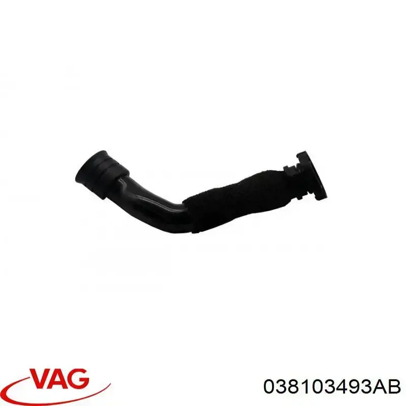 Króciec wentylacji kadłuba (separatora oleju) VAG 038103493AB cena, od 22,74 USD