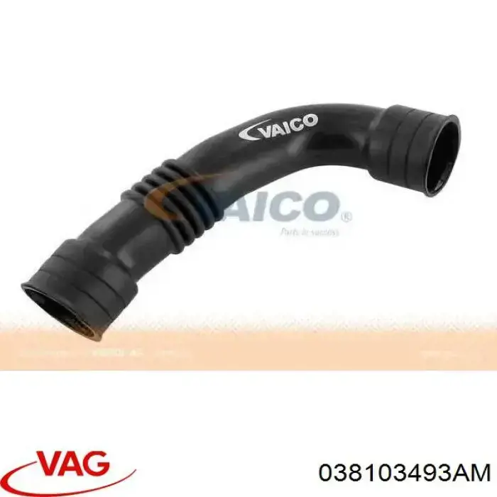 Króciec wentylacji kadłuba (separatora oleju) VAG 038103493AM cena, od 17,26 USD