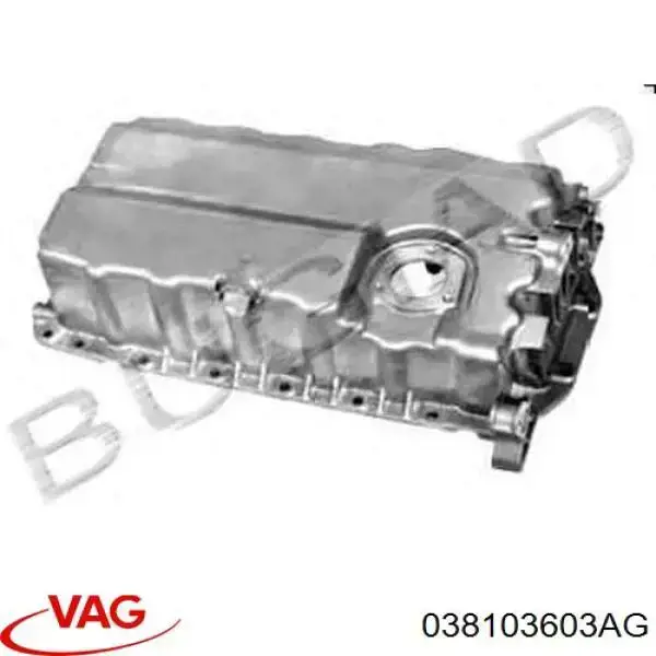 Do koszyka 038103603AG VAG Miska olejowa silnika