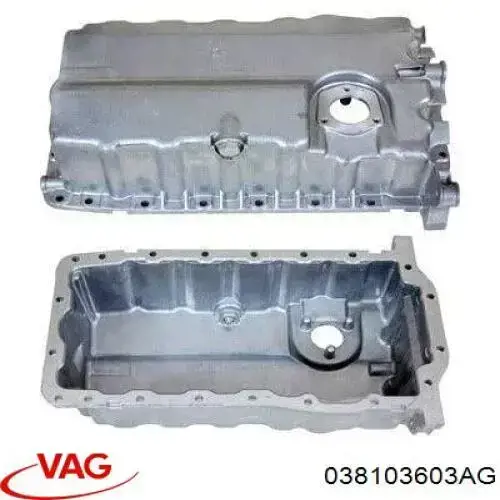Miska olejowa silnika VAG 038103603AG