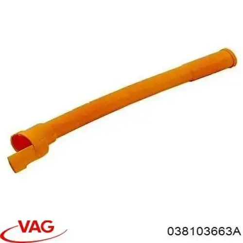 Do koszyka 038103663A VAG Prowadnica bagneta-wskaźnika poziomu oleju w silniku
