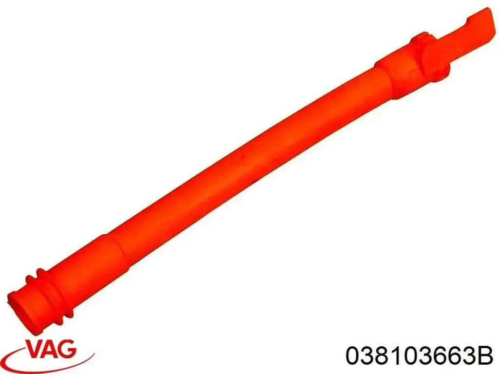 Prowadnica bagneta-wskaźnika poziomu oleju w silniku VAG 038103663B cena, od 9,13 USD