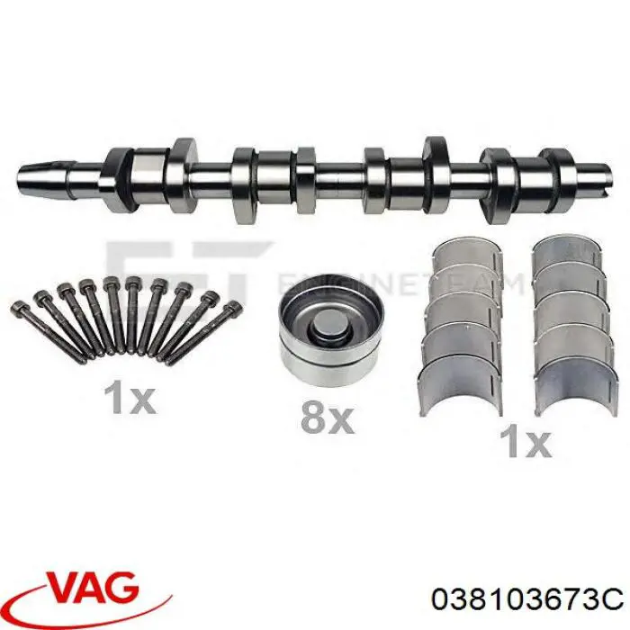Do koszyka 029NB21911000 Mahle Original Panewka wałka rozrządu na jeden czop, standard