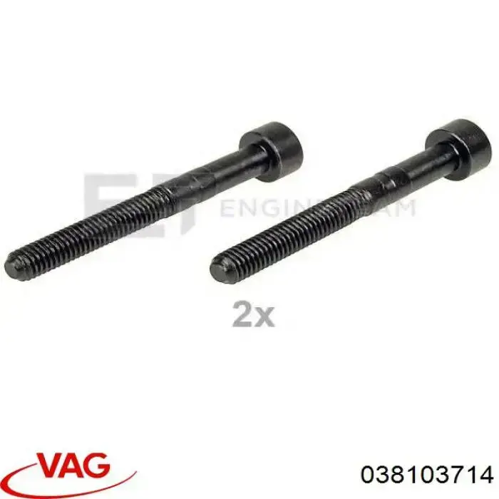 Do koszyka 038103714 VAG Śruba łożyska wału rozrządu