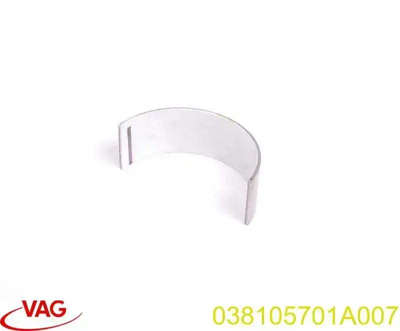038105701A007 VAG Panewki korbowodowe wału korbowego, zestaw, standardowe (STD)