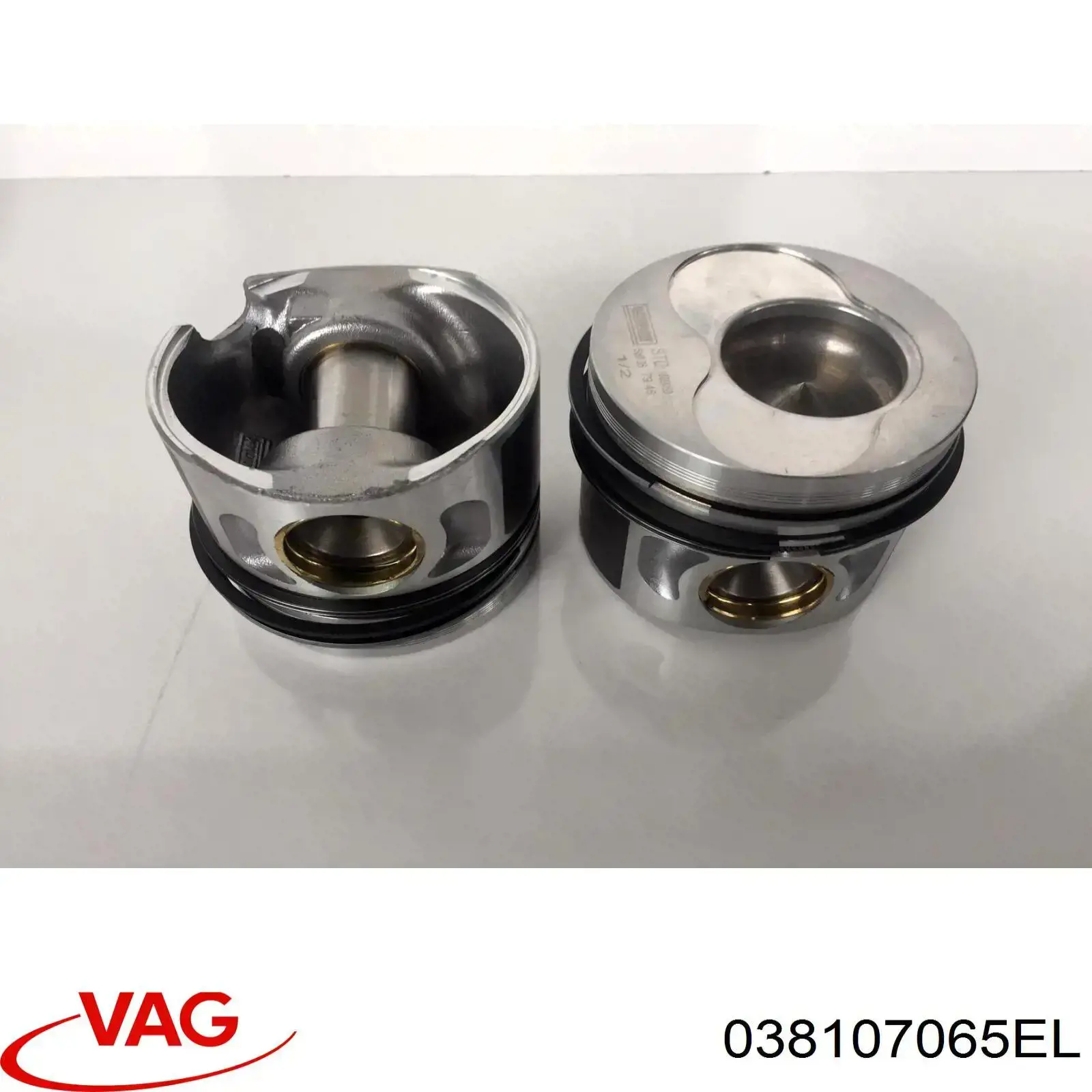 038107065EL VAG Tłok, komplet do jednego cylindru, STD