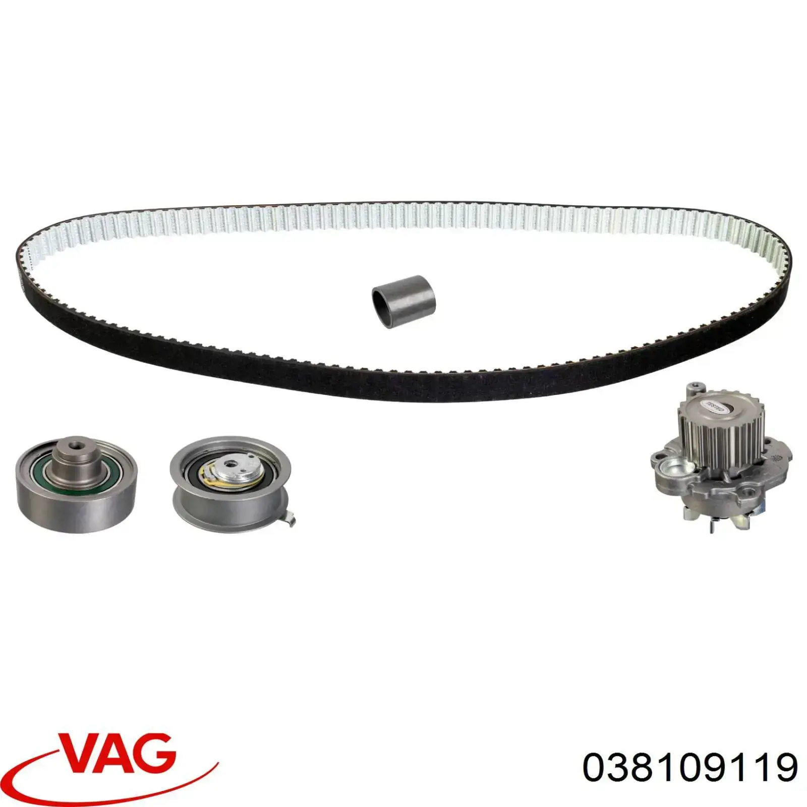Pasek rozrządu VAG 038109119 cena, od 43,02 USD