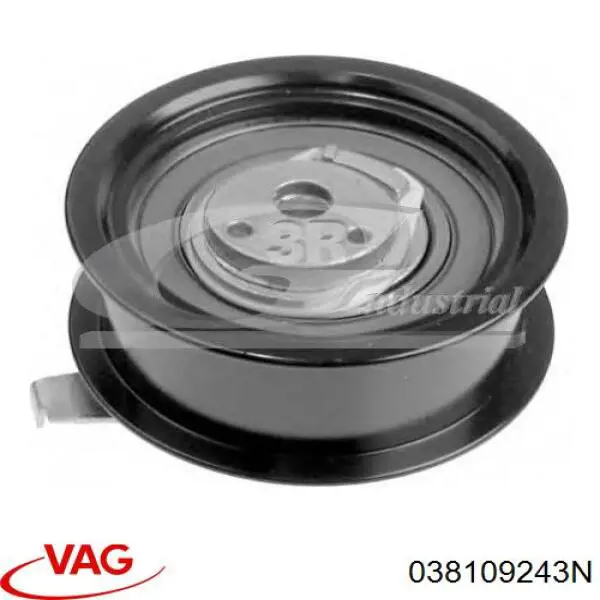 Do koszyka 038109243N VAG Rolka napinacza paska rozrządu
