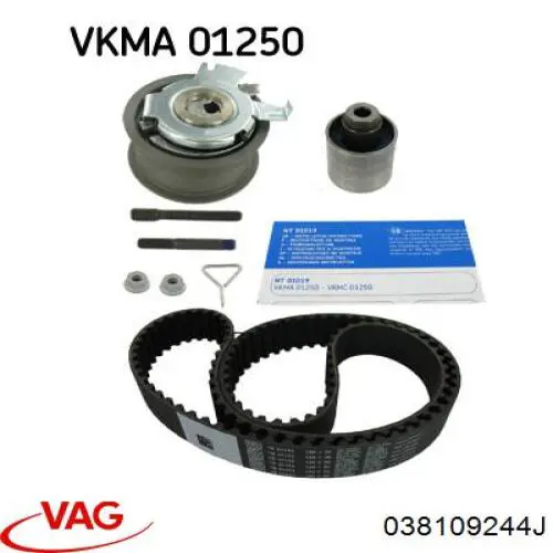 Rolka prowadząca kierunkowa paska rozrządu 038109244J VAG