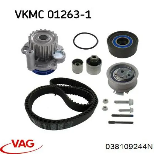 Rolka prowadząca kierunkowa paska rozrządu 038109244N VAG