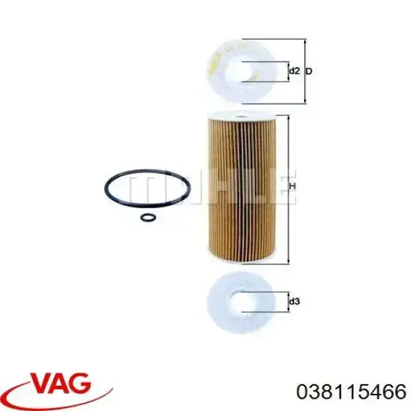 Filtr oleju 038115466 VAG