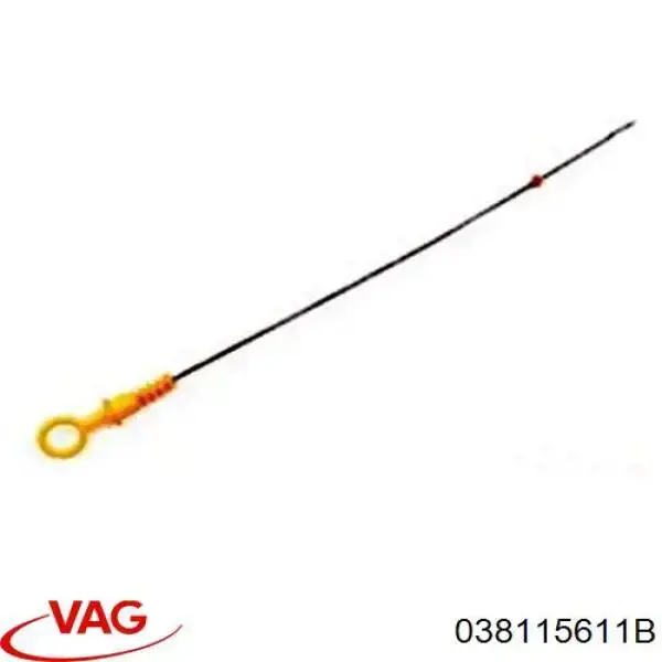 Do koszyka 038115611B VAG Bagnet poziomu oleju w silniku