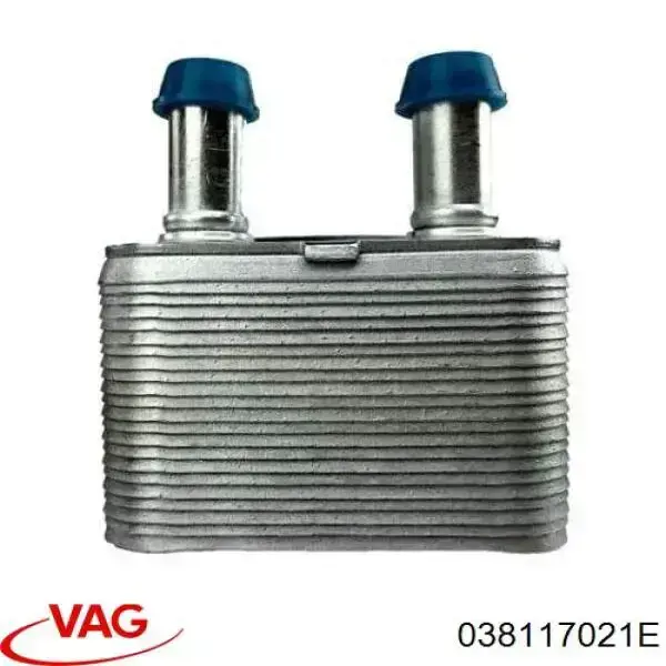 Chłodnica oleju, pod filtrem VAG 038117021E cena, od 49,73 USD