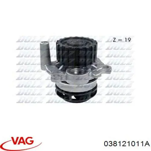 Pompa chłodząca wodna VAG 038121011A cena, od 41,91 USD