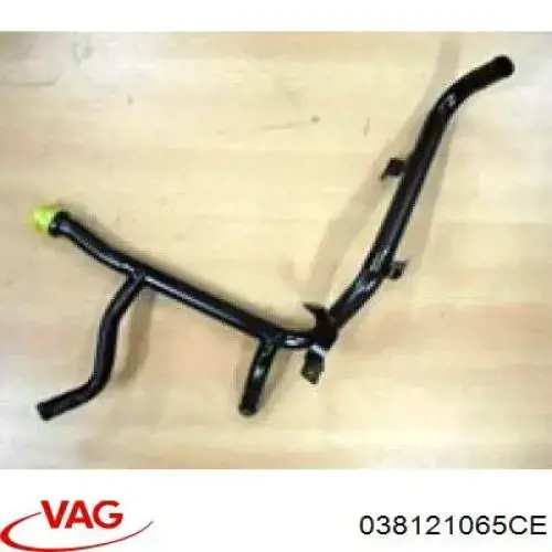 Do koszyka 038121065CE VAG Przewód (króciec) układu chłodzenia
