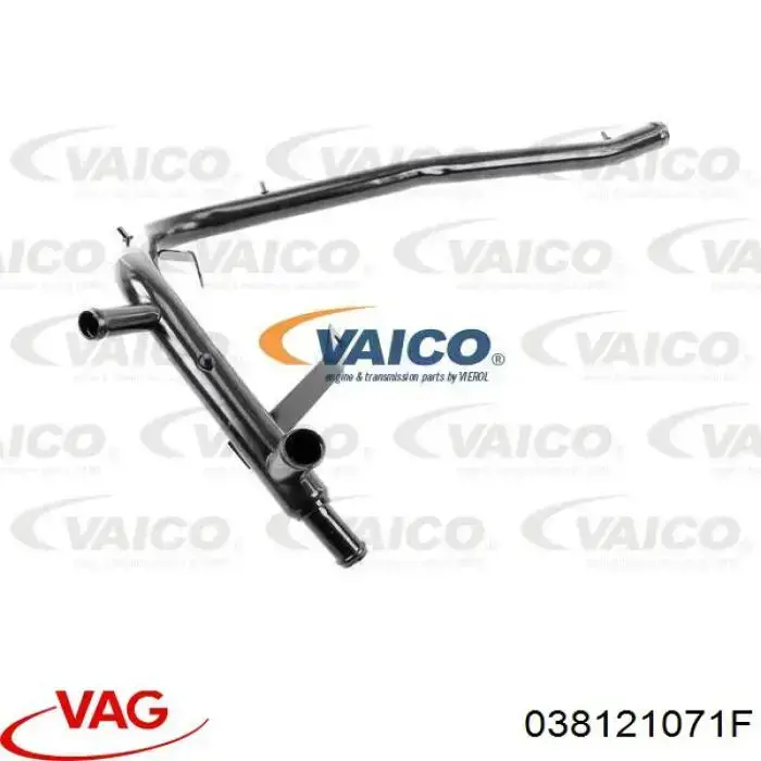 038121071F VAG Przewód (króciec) układu chłodzenia