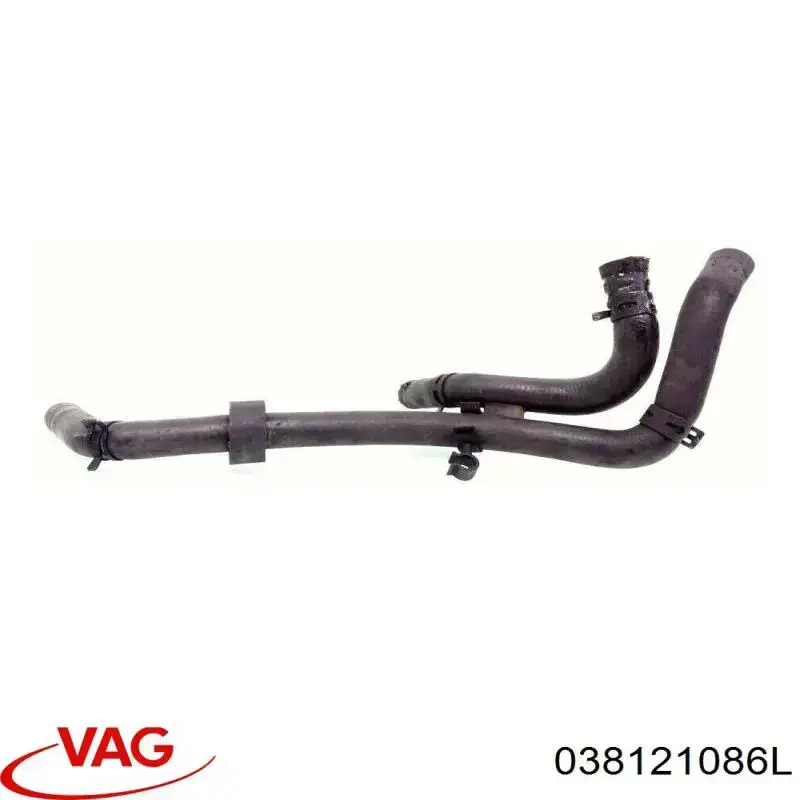 Przewód (króciec) układu chłodzenia VAG 038121086L cena, od 44,37 USD