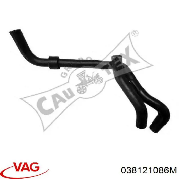 Przewód (króciec) układu chłodzenia VAG 038121086M cena, od 21,12 USD