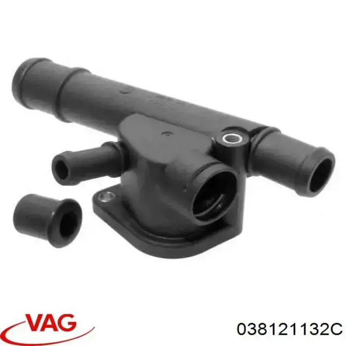 Kołnierz układu chłodzenia (trójnik) 038121132C VAG