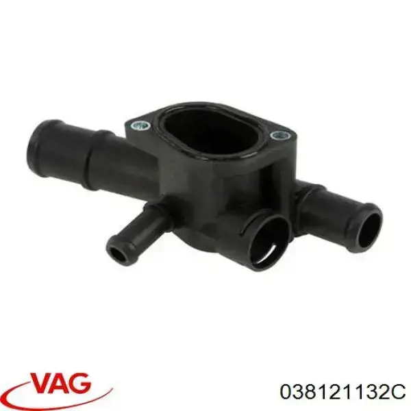 038121132C VAG Kołnierz układu chłodzenia (trójnik)