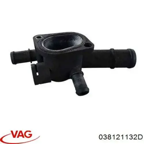 038121132D VAG Kołnierz układu chłodzenia (trójnik)