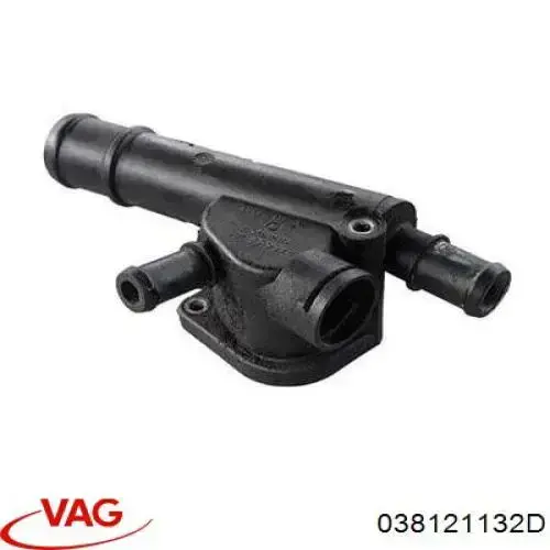 Kołnierz układu chłodzenia (trójnik) VAG 038121132D cena, od 10,34 USD