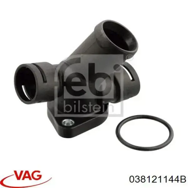 Kołnierz układu chłodzenia (trójnik) VAG 038121144B cena, od 29,96 USD