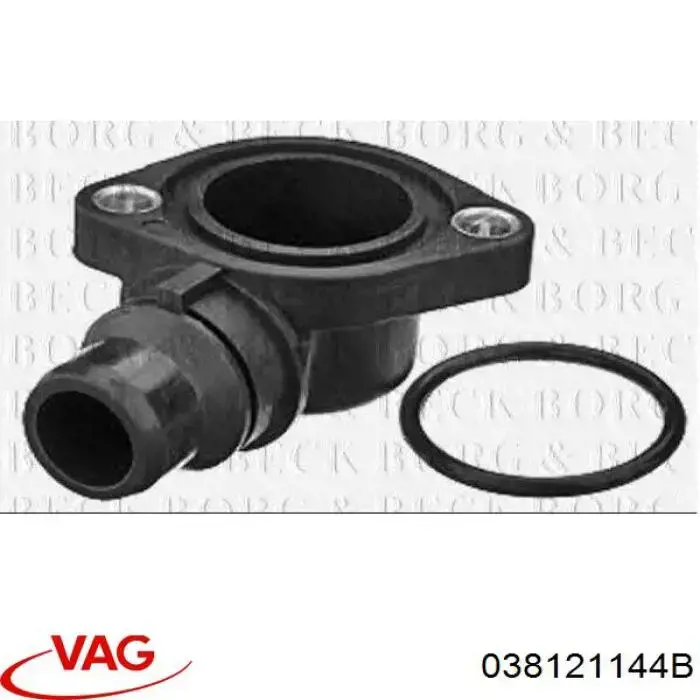 Do koszyka 038121144B VAG Kołnierz układu chłodzenia (trójnik)