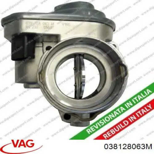 Przepustnica, komplet 038128063M VAG