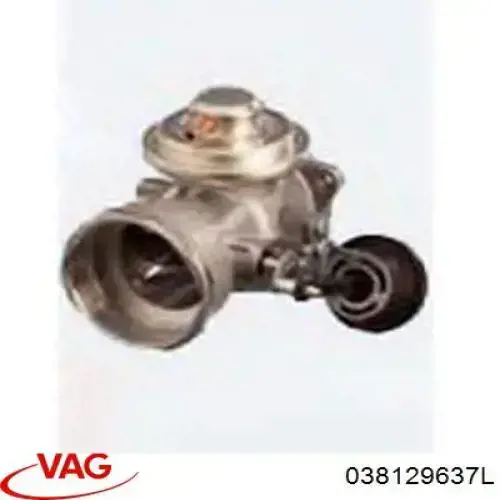 Zawór recyrkulacji spalin EGR VAG 038129637L cena, od 76,92 USD