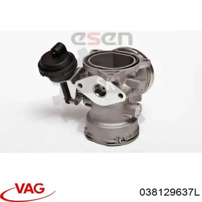 Do koszyka 038129637L VAG Zawór recyrkulacji spalin EGR