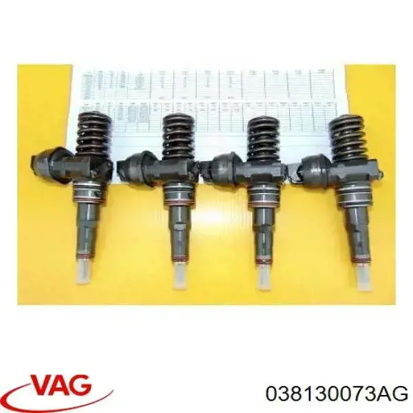 Wtryskiwacz paliwa VAG 038130073AG cena, od 97,15 USD