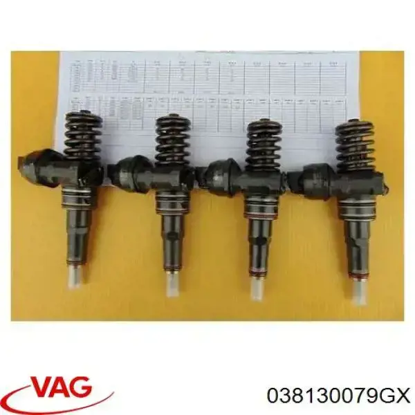 038130079GX VAG Wtryskiwacz paliwa