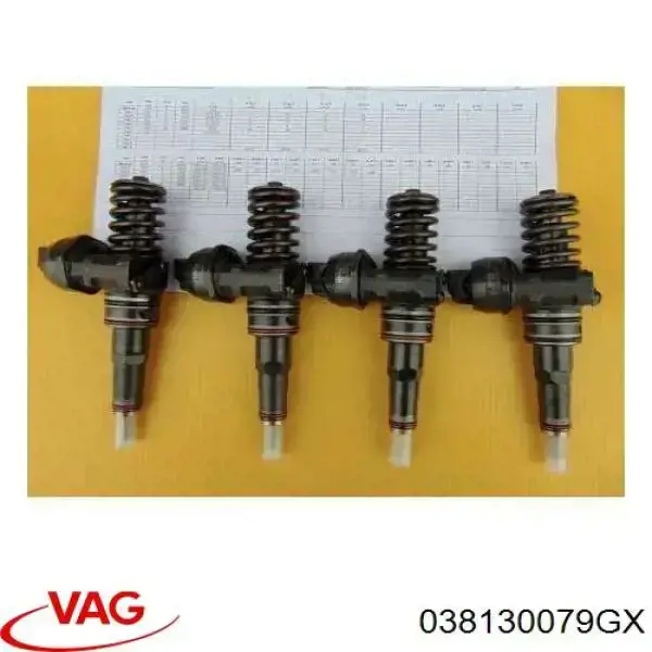 Do koszyka 038130079GX VAG Wtryskiwacz paliwa