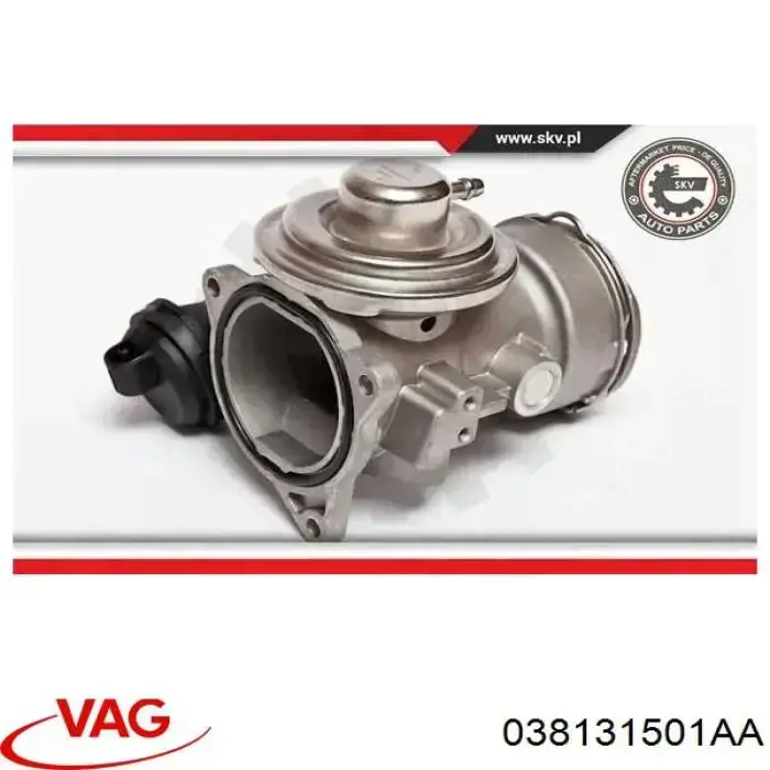 Zawór recyrkulacji spalin EGR VAG 038131501AA cena, od 76,92 USD