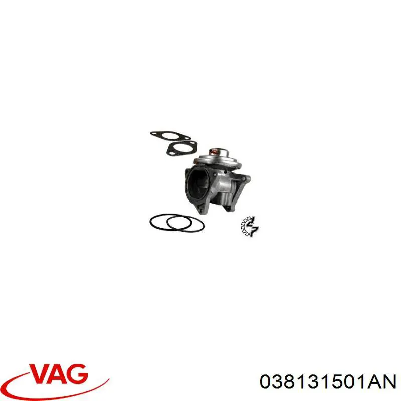 Do koszyka 038131501AN VAG Zawór recyrkulacji spalin EGR