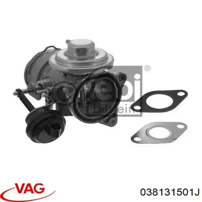 Zawór recyrkulacji spalin EGR VAG 038131501J cena, od 74,53 USD