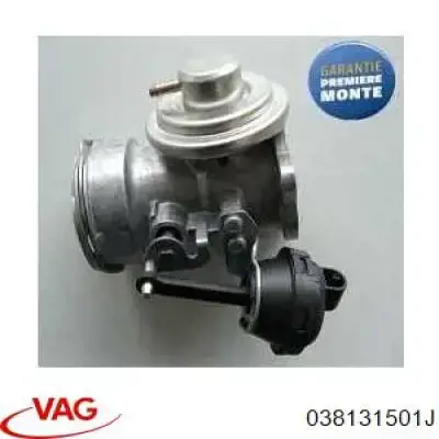Zawór recyrkulacji spalin EGR VAG 038131501J cena, od 74,53 USD