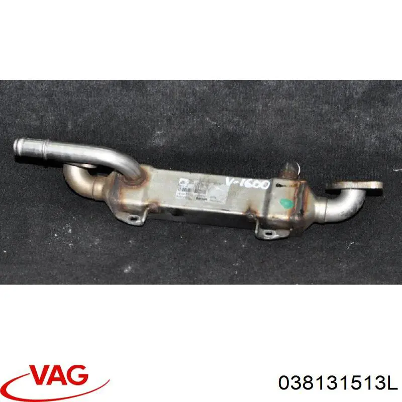 Chłodnica układu recyrkulacji spalin EGR VAG 038131513L cena, od 66,40 USD