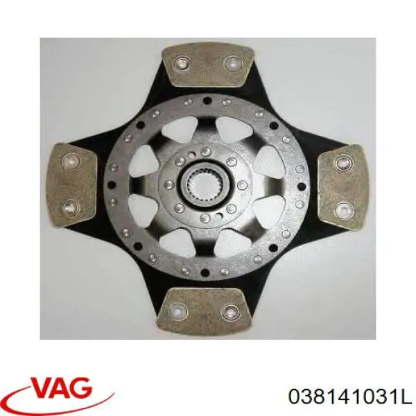Do koszyka 038141031L VAG Tarcza sprzęgła