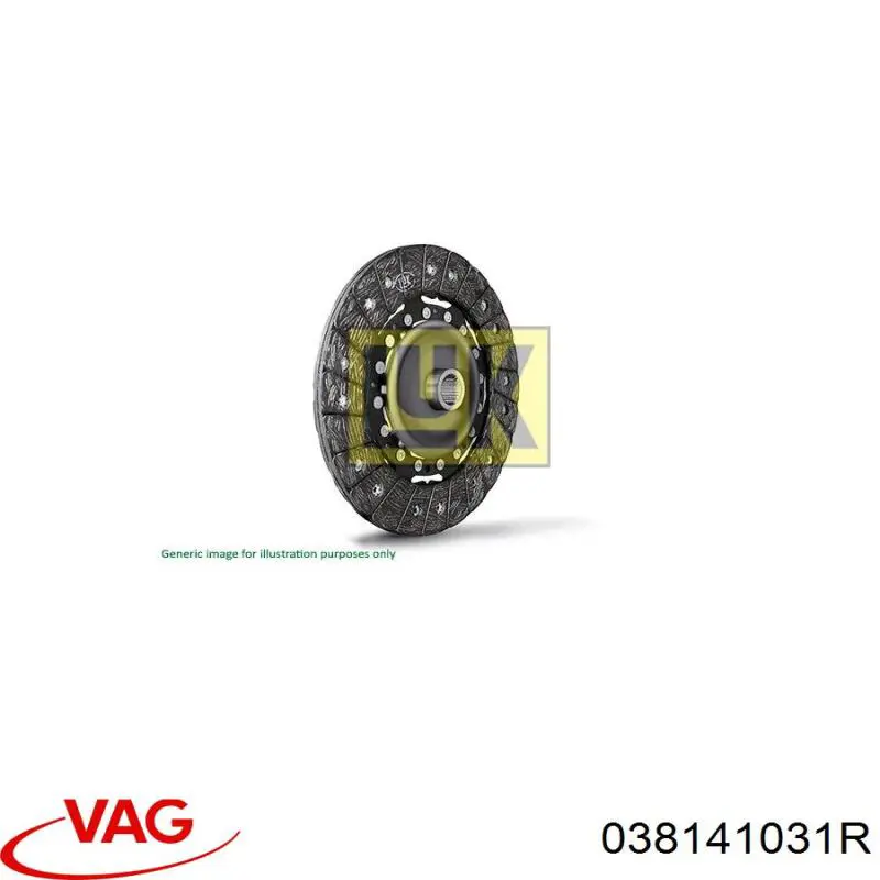 Tarcza sprzęgła VAG 038141031R cena, od 44,73 USD