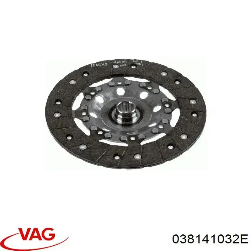 Tarcza sprzęgła VAG 038141032E