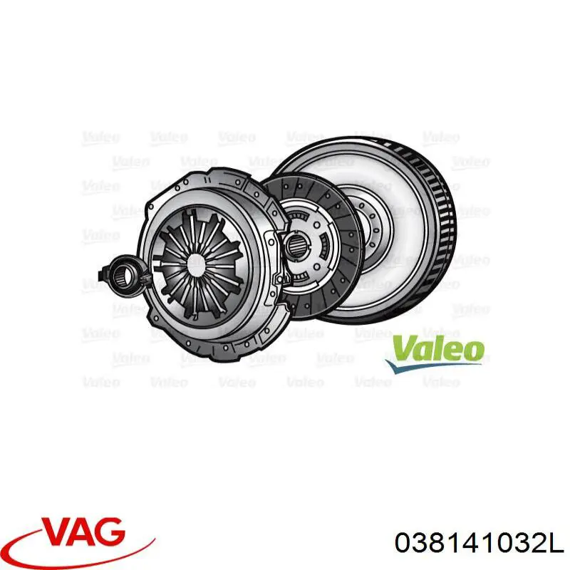 Do koszyka 038141032L VAG Tarcza sprzęgła