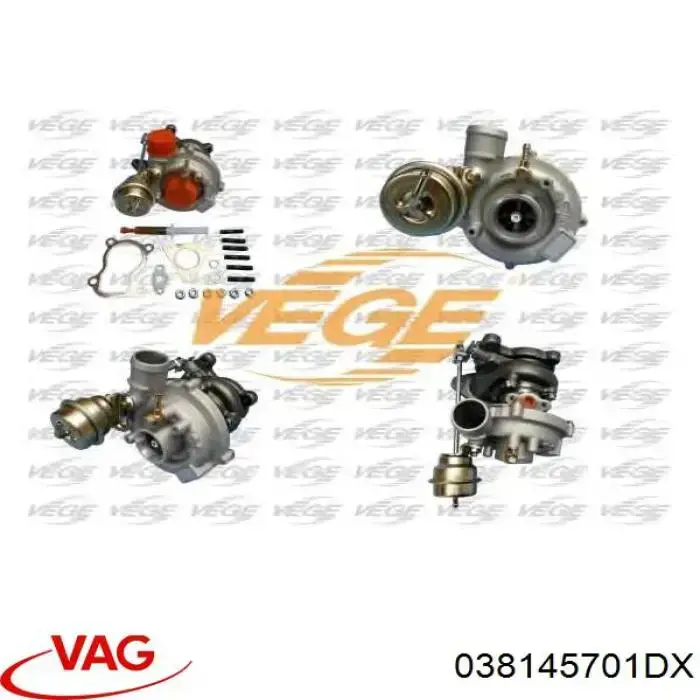 Do koszyka 038145701DX VAG Turbina