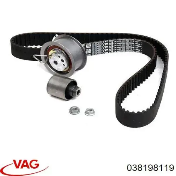 Pasek rozrządu, zestaw VAG 038198119 cena, od 119,74 USD