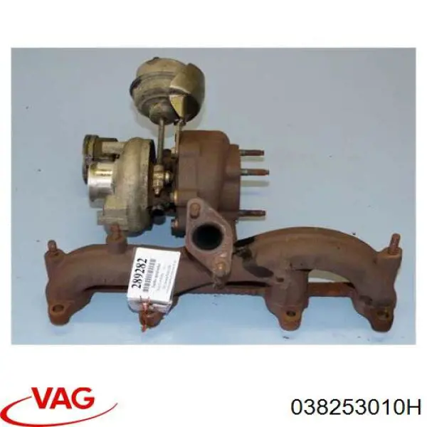 Do koszyka 038253010H VAG Turbina